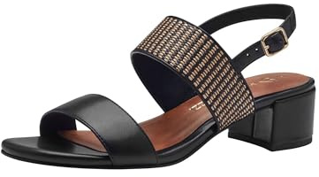 MARCO TOZZI Damen Damen, Sandalette, Weiches Feel Me Fußbett, Weiches Innenfutter, Vegan, 2-28203-42Sandale mit Absatz