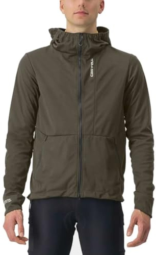 CASTELLI 4523523-304 TRAIL HOODIE JKT Jacket Unisex TARMAC Größe S