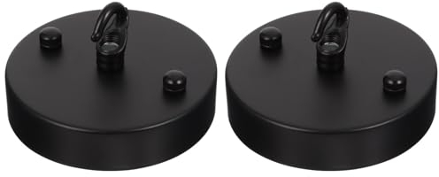 UKCOCO 2 Stücke Stunning Vintage Kronleuchter Decke Platte Lampe Ornamente Decke Lampe Dekorative Baldachin