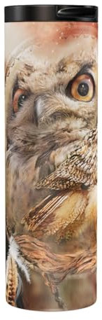 The Coloured House Owl Shield - Tumbler 17Oz