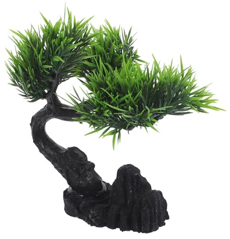 Alipis Realistic Fake Tree Sashimi Plate Ornament Decorative Pine Tree for Home Bonsai Plate Decor
