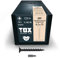 TOX Schnellbauschrauben DRY GG 4,2 x 75 mm, Schrauben schwarz phosphatiert mit Trompetenkopf + Grobgewinde, Gipskartonplatte auf Holz-Unterkonstruktion, PH2, 500 Stück, inkl. 1x Bit, 142353214275