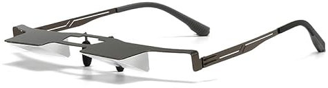 CHANGAR Lazy Glasses Prism-Brille zum Fernsehen, Lesen oder Surfen auf dem Telefon im Liegen, neue, verbesserte, leichtere und klarere Lazy Glasses, reduziert die Nackenbelastung (schwarz)