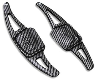 Paletta Volante Prolunga Per Golf 8 Per MK8 R Per GTI R Per Line Per Passat Per Atlas Per CC Accessori ABS Estensione Del Cambio Al Volante Dell'auto volante Estensione cambio(Carbon black)