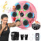 JUOIFIP Music Boxing Machine - Upgraded Smart Bluetooth Wall-Mounted Music Punch Boxing Set mit Boxhandschuhen, 15 Geschwindigkeitsmodi und Zählmodus für Erwachsene Frauen Reaktionstraining