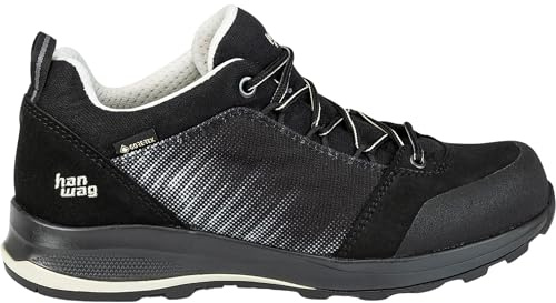 Hanwag Klarsby Low Bunion Lady GTX Trekkingschuhe Wanderschuhe Damen schwarz blau schwarz