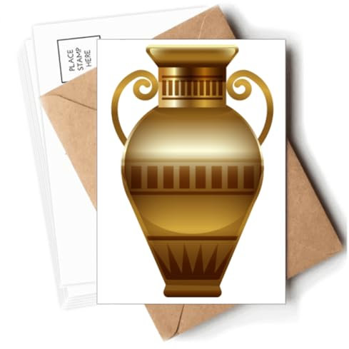 Antikes Ägypten, dekoratives Muster, Postkarten, Umschläge, blanko, Notizkarten, Versand