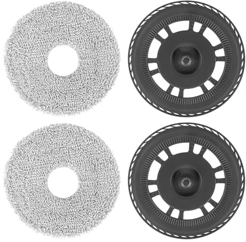 Trendecor Mopptücher mit Ersatzhalterung, Wischplatten für Dreame X40 Ultra / L20 Ultra / X40 Master / L40 Ultra/Dreame L10s Pro Ultra Heat / L10s Ultra Gen2 Ultra Roboter Staubsauger Ersatzteile