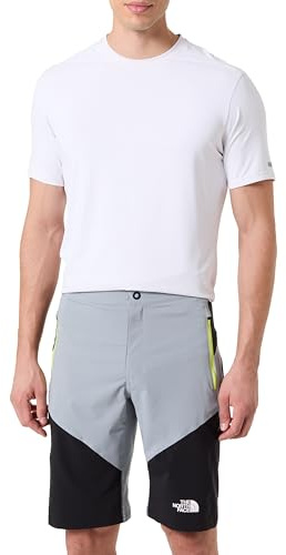 The North Face Men's Felik Slim Tapered Reg Shorts, Monument Grey/TNF Black, 28