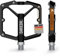 SHREDR. Shine Pedale für MTB | Hochwertige Flatpedals fürs Mountainbike | Mit Reflektoren (StVZO konform). (schwarz, XL)