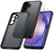 Phoona Funda Mate para Samsung Galaxy A54 5G 6,4 con 2 Piezas Cristal Templado, Carcasa Antigolpes Antihuellas Fina Translúcida Esmerilada Trasera, Case contra Rasguños Caídas y Golpes, Negro