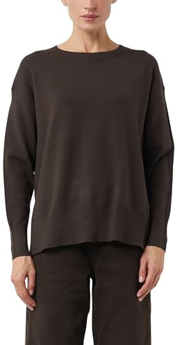 Comma Feinstrickpullover aus Viskosemix mit Zierbiese