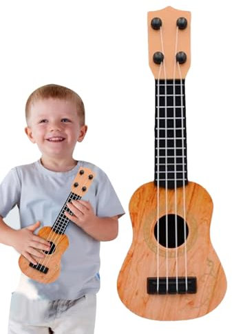 Enlightenment Early Education, Kids Toy Musical Ukulele, Musical Guitar Instrument, Portable Guitar for Beginner Children, Educational Toys for Toddler Boys and Girls