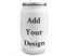 Yexignaon Botella de agua personalizada con pajita, de acero inoxidable, aislada, 300 ml, termo a prueba de fugas, añade tu nombre, imagen de viaje, vaso de viaje