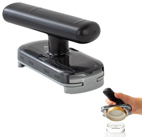 fKiZanthene Adjustable Jar Opener for Arthritis Hands - Ergonomic Kitchen Tool for Effortless Lid Opening, Ideal for Elderly and Weak Hands​
