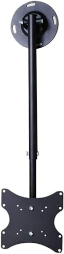 Adjustable TV Bracket Ceiling Mount - Flip Down TV Wall Mount Fits Most 13''-37'' LCD LED Flat Panel Displays Electric Lift