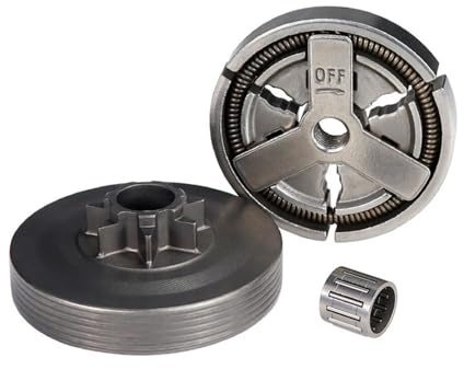 tamburo cambio Misura Per Motosega 4500 5200 5800 45cc 52cc 58cc Motosega Pezzi Di Ricambio CMCP Tamburo Frizione + Coperchio Frizione + Cuscinetto Ad Aghi Kit