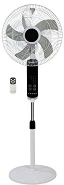 BEPER VE.112 Ventilateur sur Pied - Ventilateur Silencieux avec Télécommande, Minuterie et Ecran Tactile