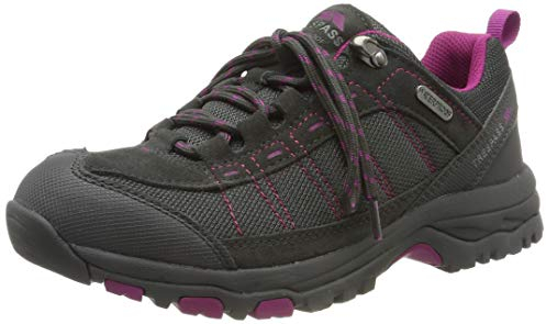 Trespass Damen Scree Trekking Wanderhalbschuhe, Schwarz Castle Csl, 39 EU
