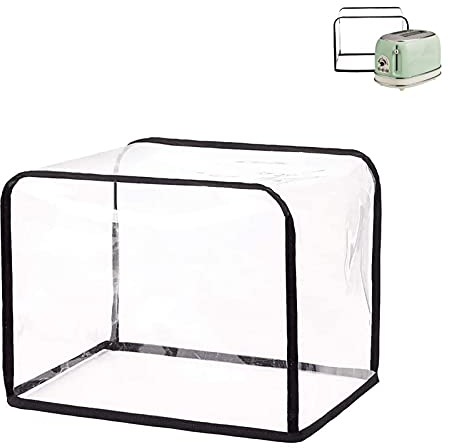 Richolyn Hülle Für 2-Scheiben Toaster Staubschutz Abdeckhaube Toasterabdeckung In Transparent -,30x24x24cm