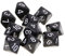 Yourandoll 10 STÜCKE Polyedrische Würfel D10 Würfel Dice Spielwürfel for DND RPG Tischspiele (Schwarz)
