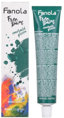 Fanola Free Paint Emerald Green, 100 ml