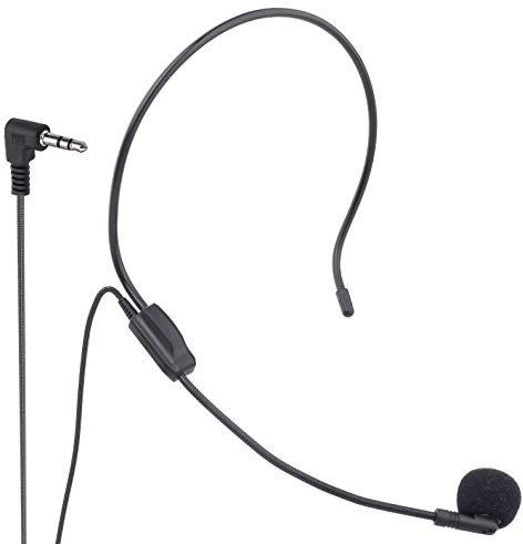 JCWY Micrófono con Cable Enchufe de 3,5 mm para Amplificador de Voz