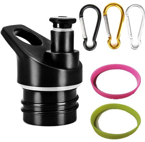 Deolemon Hydro Flask Standard Deckel – Premium 3-in-1 Hydro Flask Cap, Standard Mouth Bite Deckel, Wasserflasche Deckel für Hydro Flask (6 Pack) Bite Lid