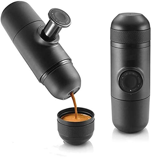 Yilu Portable Espresso Machine, Mini Manual Coffee Maker, Compatible With Cup Capsule and Ground Coffee