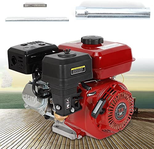 Motore a benzina a 4 tempi, 7,5 CV, 5100 W, albero motore a benzina, pompa ad acqua, motore a deposito, motore monolido, per pompa di trasferimento dell'acqua, decespugliatore Gokart