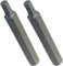 AERZETIX - Juego de 2 Puntas Largas Hexagonal 6mm/Allen 6 lados - L75mm 3/8''(10mm) - para Destornillador/Portapuntas - para Tornillo Allen 6 lados - Ferretería/Herramienta manual - Acero S2 - C45895