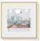 Walther Design Cadre photo doré 15 x 15 cm Nouveau Cadre en plastique Lifestyle KV150G