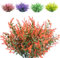 Boic 10 Bündel Kunstblumen Für Außen, Kunstblumen Wie Echt, Künstliche Blumen Lavendel, Kunstblumen Deko Geeignet Für Zuhause, Büro, Bauernhaus, Bad, Küche, Garten (Orange)
