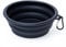 Large Collapsible Dog Bowl, Travel Dog Bowl for Small to Large Dogs（Black）