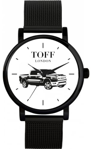Toff London Schwarze Pickup-Uhr