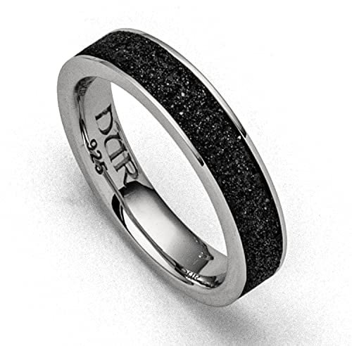 DUR Ring Marina Lavasand, aus 925 Sterling Silber, Größe: 56, R5579.56
