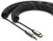 JAMEGA – USB C Klinke Aux Spiralkabel - USB Typ C auf 3.5mm Klinken Spiral Kabel DAC Chip Stereo kompatibel mit Huawei P30 Pro/P40 Pro/P20/Mate 30, Samsung S20/20+/S10/Note 10/S9/S8 uvm - bis zu 1m