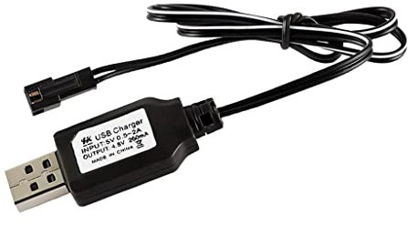 Harilla 1Pc RC Batteries Chargeur Câble 4.8V USB Chargeur 250mA SM Prise 80cm Nouveau
