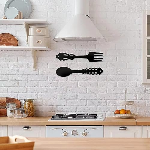 AVCULT Dekobesteck Besteck Wanddekoration Dekobesteck Besteck Wand Wand Zum Aufhängen Metall Deko Dekoration Wanddekoration Löffel, Gabel, Messer Wanddeko Für Wohnzimmer Und Küche
