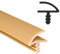 SN-TEC Zimmertürdichtung/Türdichtung/Türgummi TD 3018 für 3mm Nut und 11mm Falz, Farbe: Beige (25 Meter)
