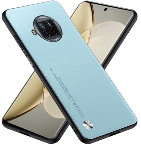 RankOne Hülle kompatibel mit Xiaomi MI 10T Lite 5G (6.67), Stoßfeste Silikonhülle Handyhülle - Hellblau