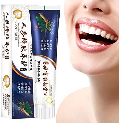 Zahnaufheller-Zahnpasta – Ginseng-Propolis-Zahnpasta zur Bekämpfung von Mundgeruch, 100 g Mundgeruch, Zahnpasta, lose Zahnpflege, Zahnpasta für Mundpflege Bellv