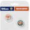 WILSON Unisex – Erwachsene Roland-Garros Tennis Dampeners Dämpfer, Orange/Grün/Weiß
