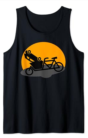 Lastenrad elektro Fahrrad Rad Bike Geschenk Tank Top