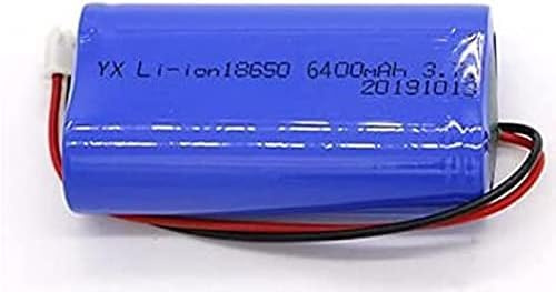 Pacco Batteria Agli Ioni Di Litio 18650 Da 3.7 V 4400 MAh 5200 MAh 6400 MAh. Con Connettore Xh-2p 2.54. 3.7 V. 6400 MAh.3.7 V. 6400 MAh