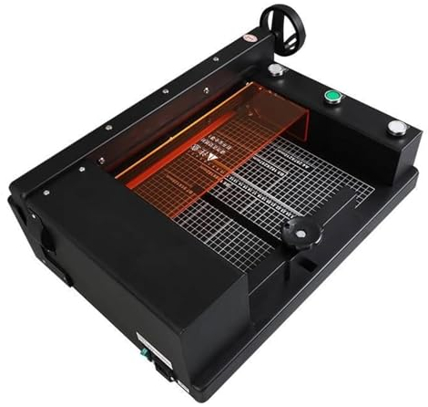 COYEUX Elektrischer Papierschneider, A4-Papierschneider, Schnittbreite 30 cm, Schnittpapierstärke 40 mm, für Karton, Karten, Leder, Büro, Zuhause, Schule