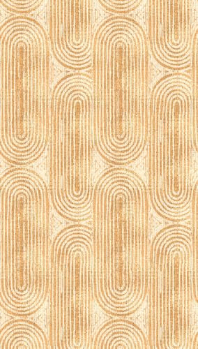 Livingwalls Fototapete 3D Effekt in Orange, Beige - hochwertige Vliestapete 398681 mit Motiv auf 1,59 m x 2,80 m - Made in Germany