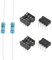 OTOTEC 2 Sets Puce TNY266PN 7 Broches/résistance 47 Ohm 3 Watts/prise Chacune 2 Pièces pour Réparer Les Lave-vaisselle Les Machines à Laver Et Les Sèche-linge