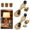 Bottle Lamp Adaptor Kit, 2Pcs Bottle Light Holder, Bronze Lamp Fittings for Table Lighting,E27 Ceramic Light Bulb Adapter,E26 DIY Kits Do it Yourself,Add Lampshade,3 Sizes of Stoppers for Various Jar