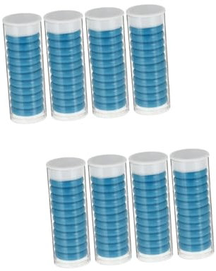 TEHAUX 88 Stk Bindeschnalle büroartikel büromaterial ordnee rund bindende Mini-Disc Notizbuchschnalle Reifen Notizbücher Mini-Ordner Loser Blattsprengring Binderringe aus Kunststoff Abs